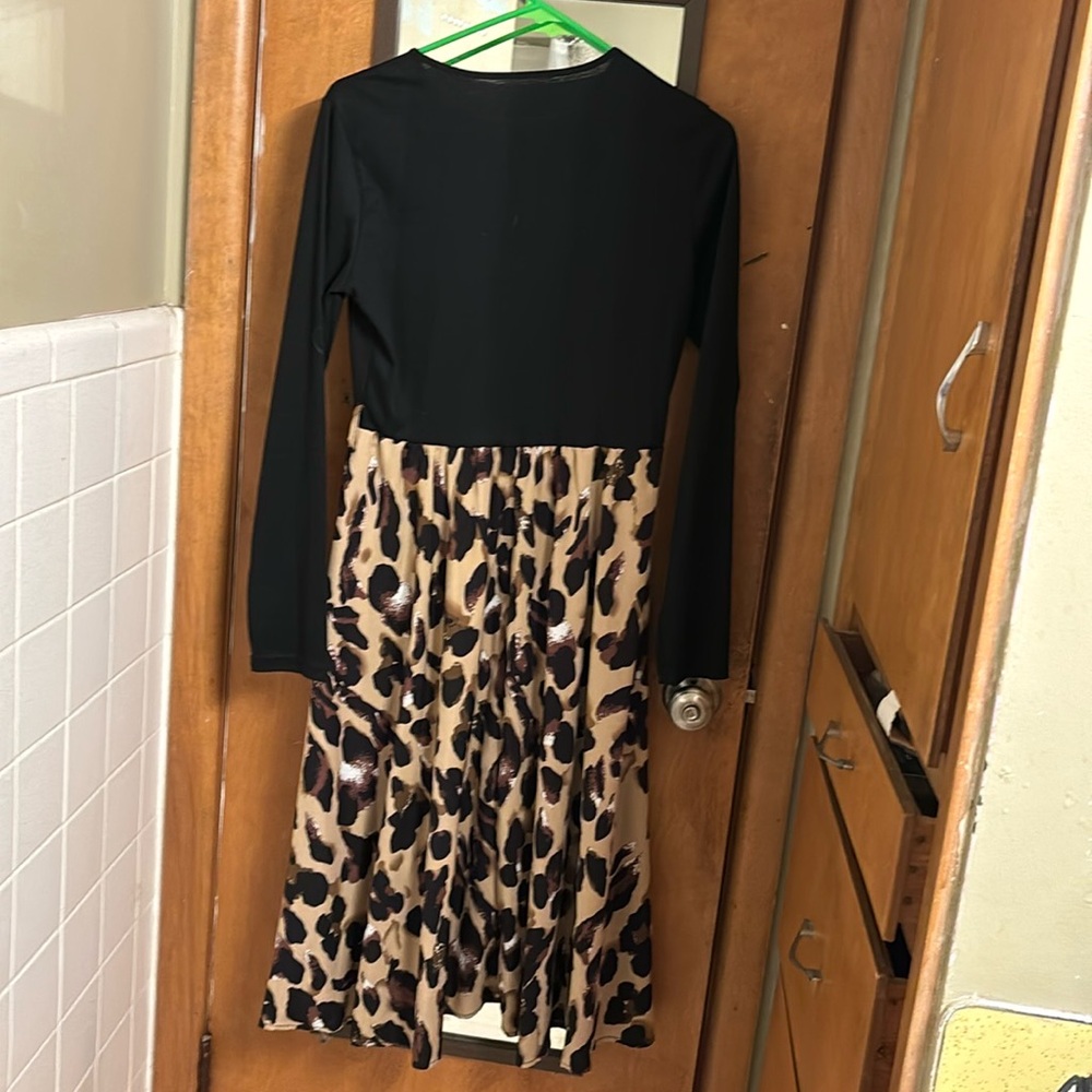 Cheetah print dress